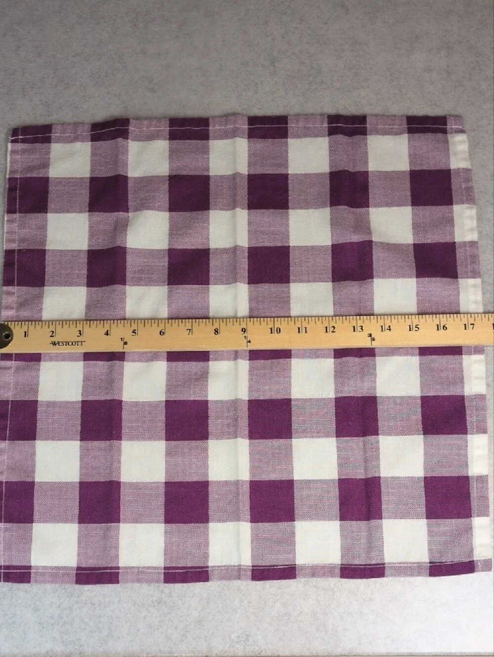 16 Cloth Napkins Pioneer Woman Polka Dot Checkered